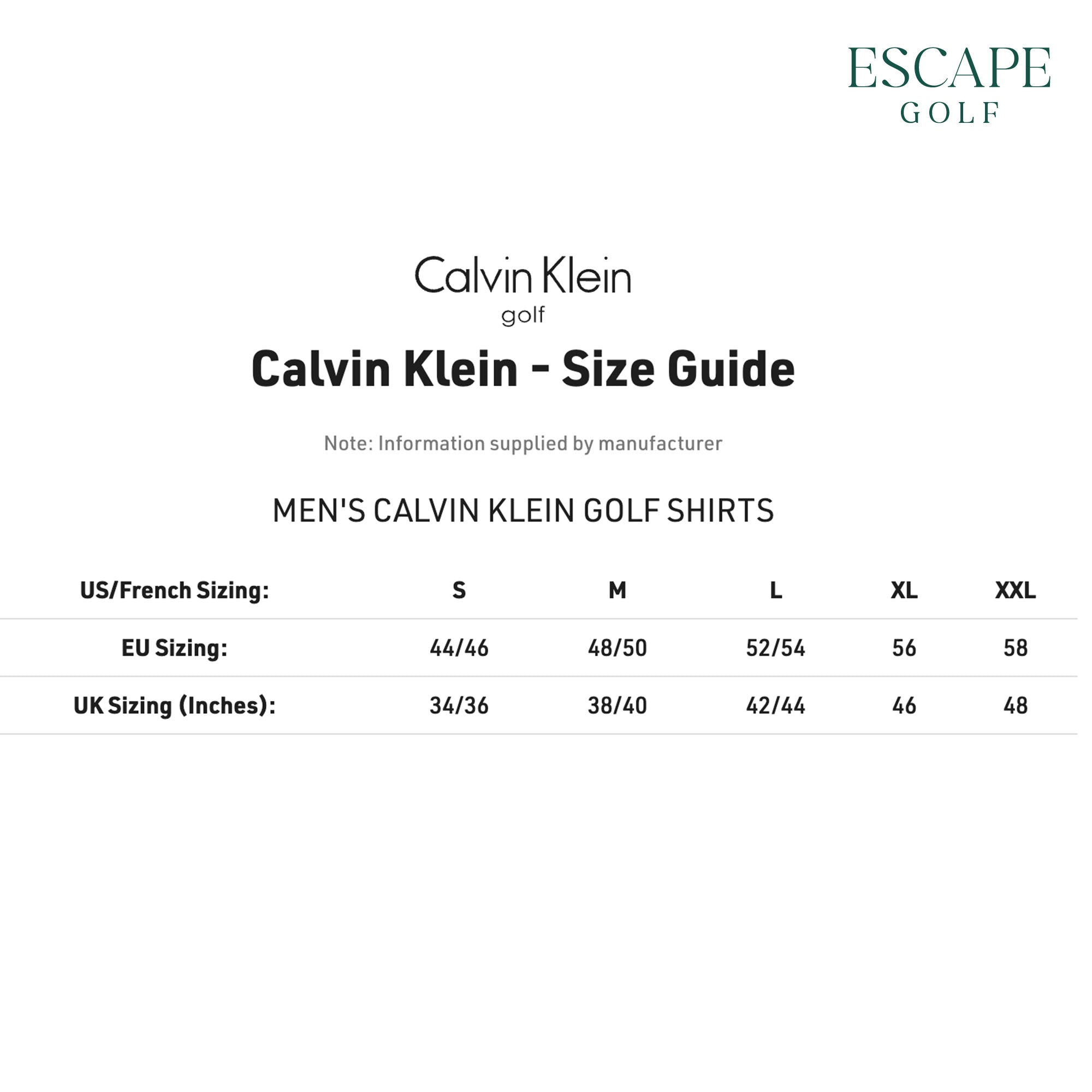 Calvin Klein Golf Uni Pique Men’s Golf Polo Shirts - Silver