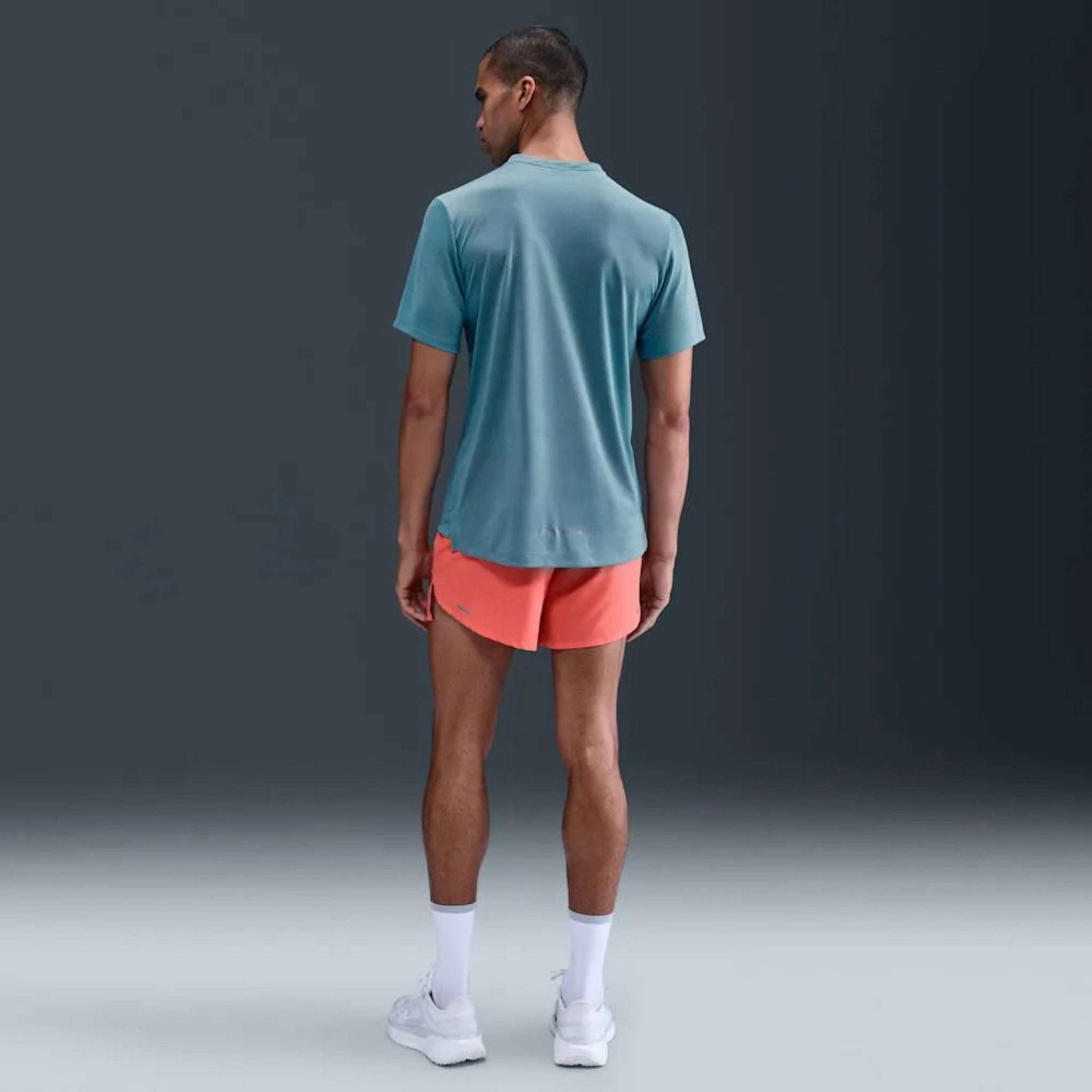 Nike Dri-FIT Miler Men's Running T-Shirt - Denim Turq