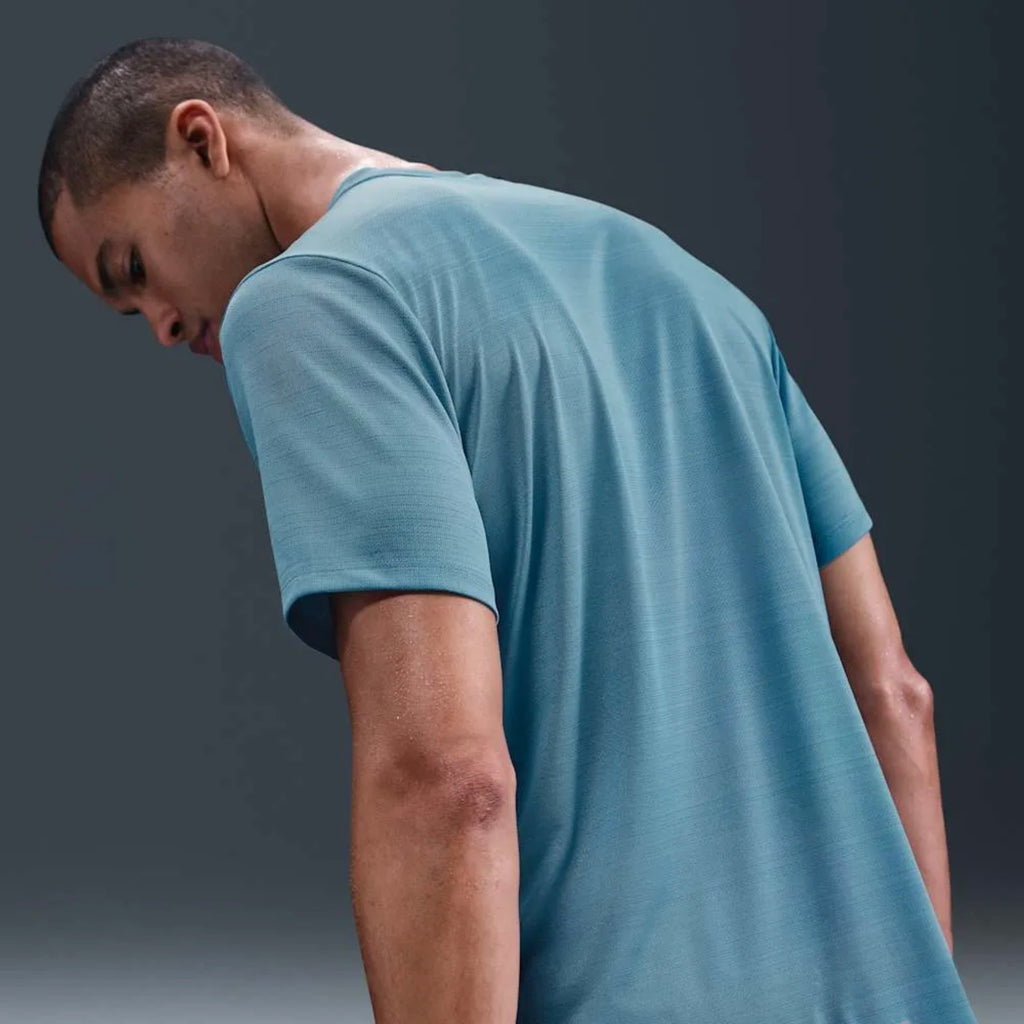 Nike Dri-FIT Miler Men's Running T-Shirt - Denim Turq