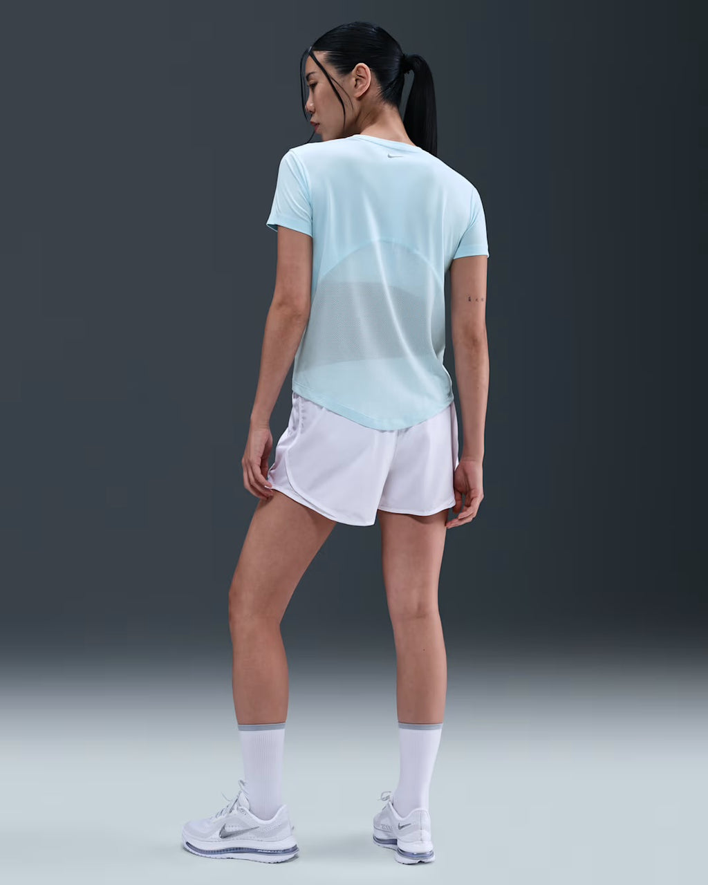 Nike Dri-FIT Miler Short Sleeve Women's Running T-Shirt - Glacier Blue