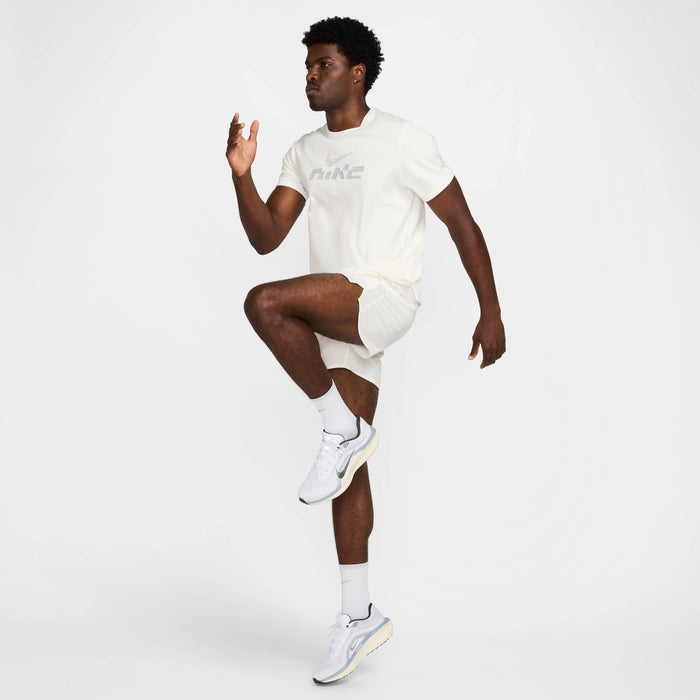 Nike Dri-FIT Miler Flash UV Men’s Running T-Shirt - Sail