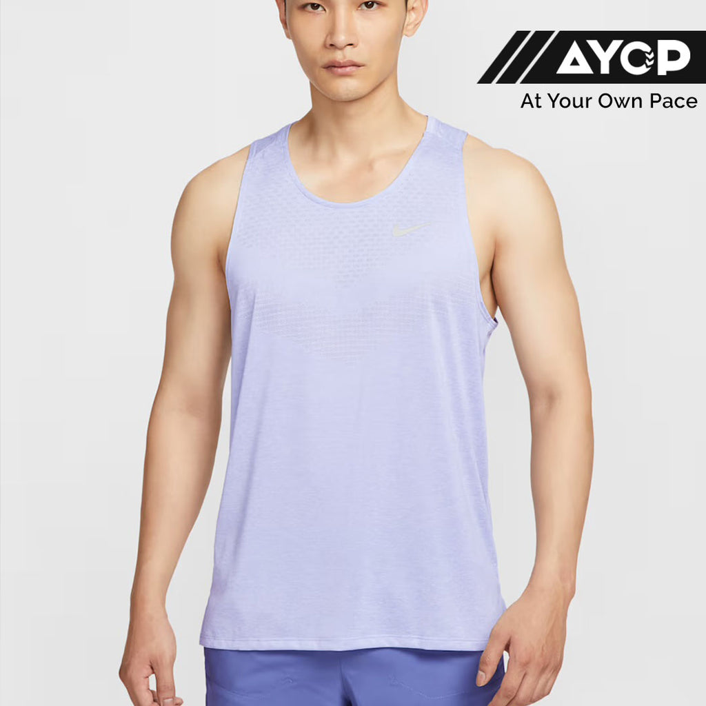 Nike Dri-FIT Stride ADV Men's Running Tank Top - Ghost/Heather