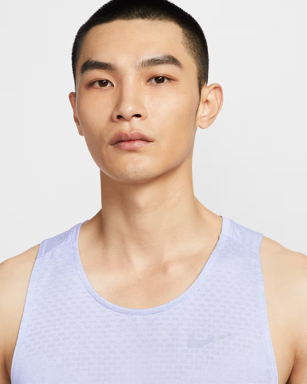 Nike Dri-FIT Stride ADV Men's Running Tank Top - Ghost/Heather