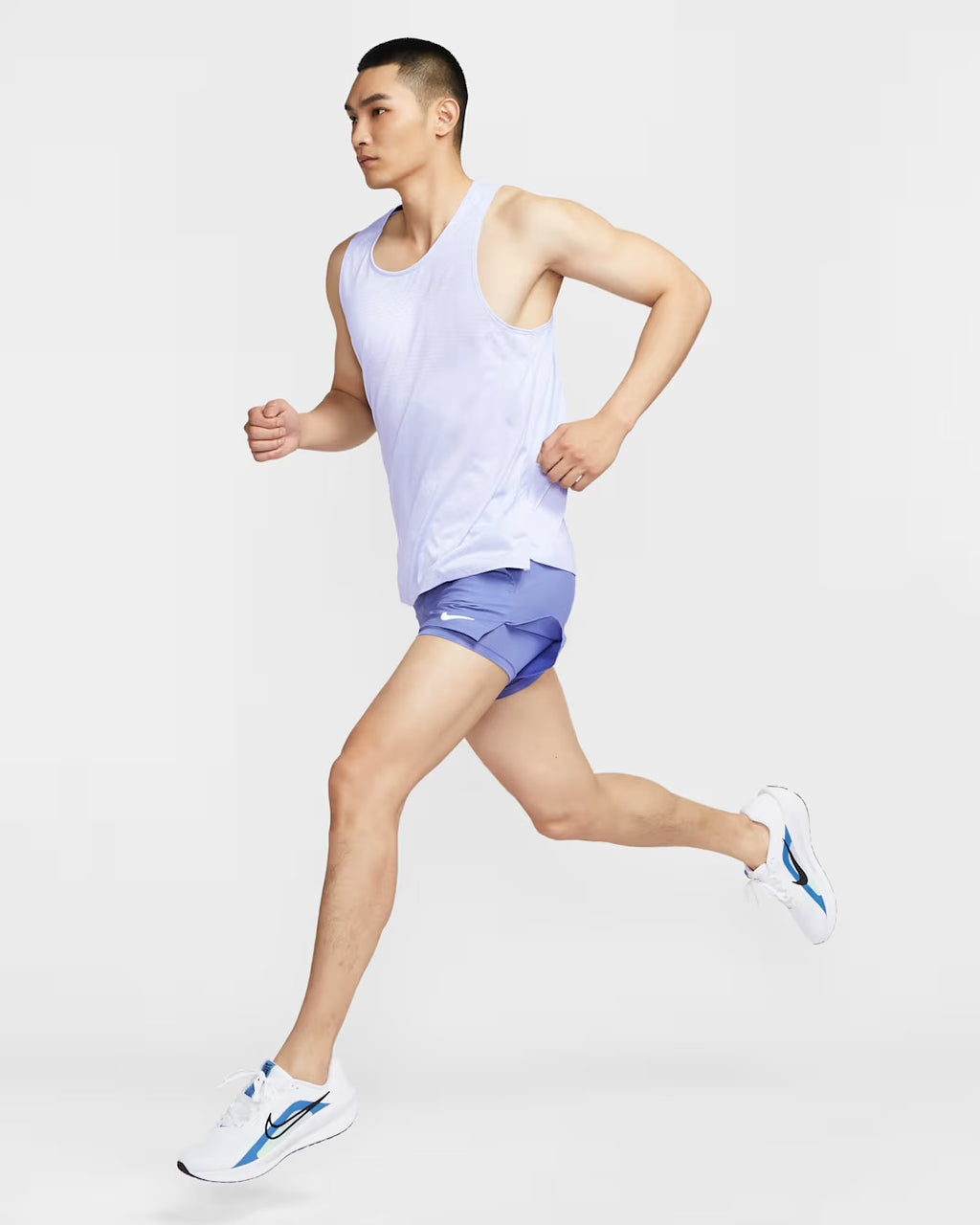 Nike Dri-FIT Stride ADV Men's Running Tank Top - Ghost/Heather