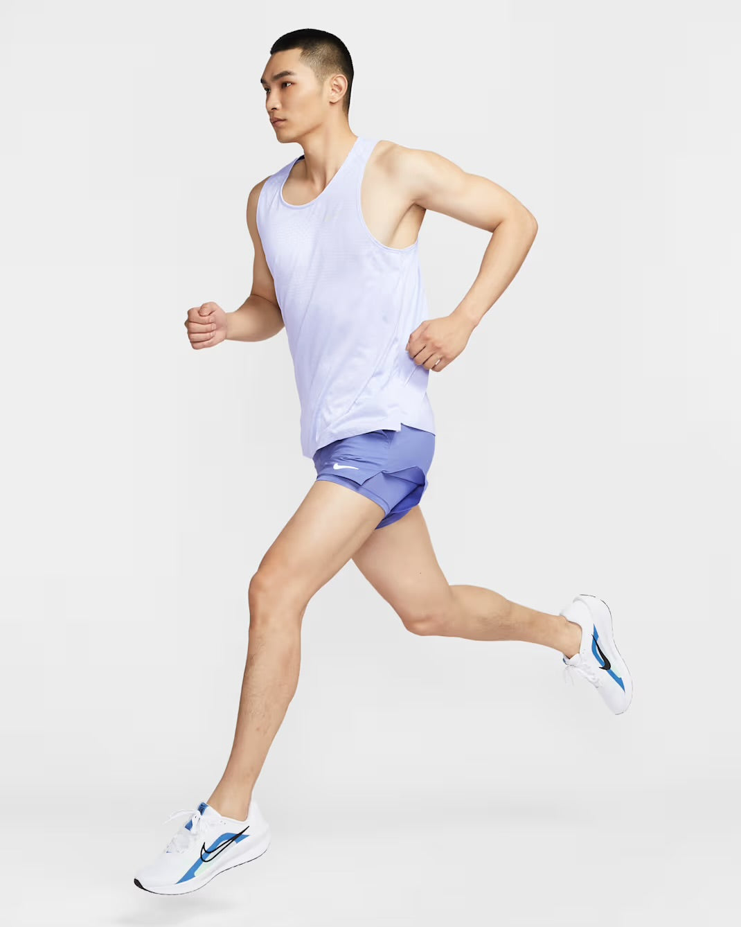 Nike Dri-FIT Stride ADV Men's Running Tank Top - Ghost/Heather