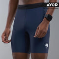 Nedao VelocityX 1/2-Length Pro 7-inch Men's Racing Tights - Navy