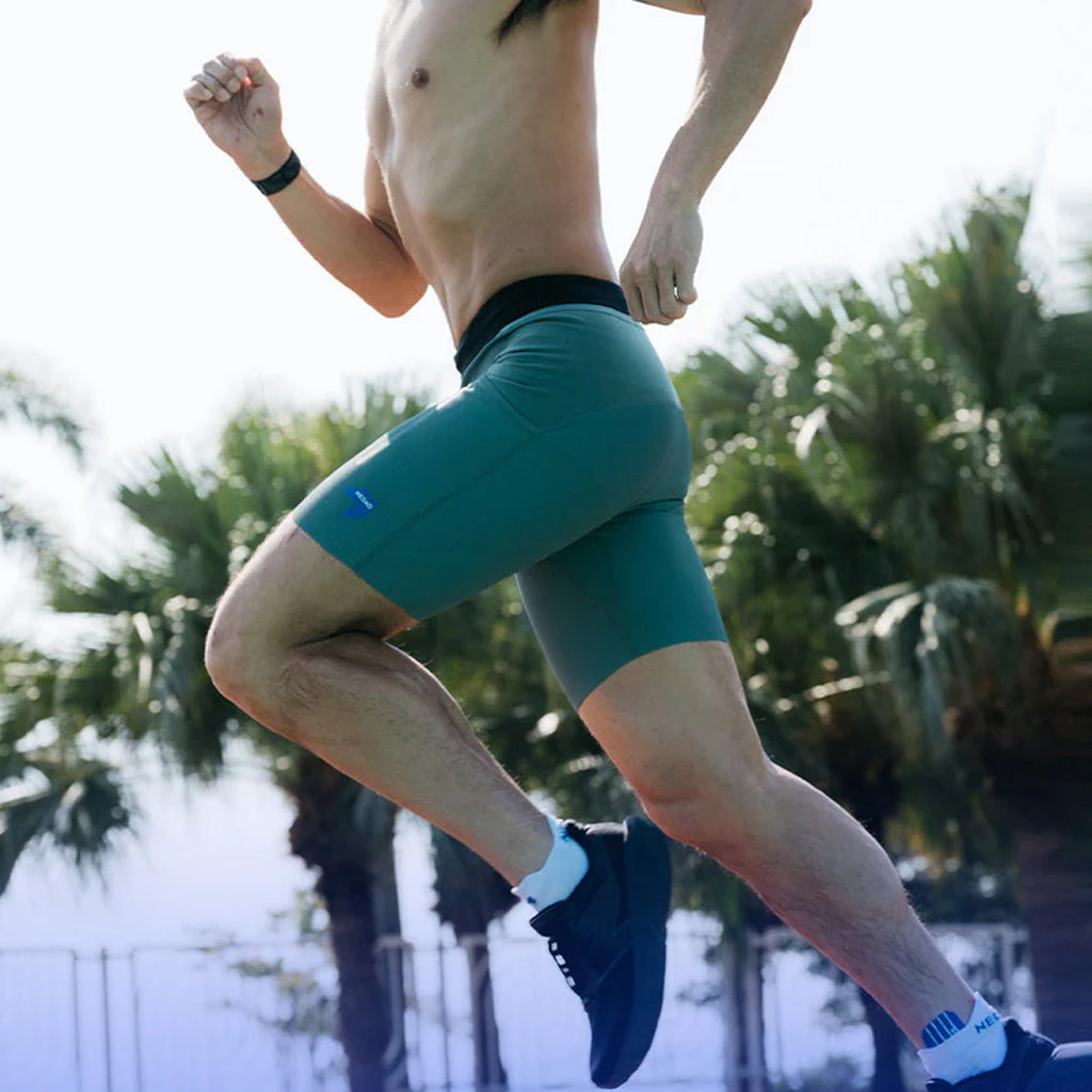 Nedao VelocityX 1/2-Length Pro 7-inch Men's Racing Tights - Navy