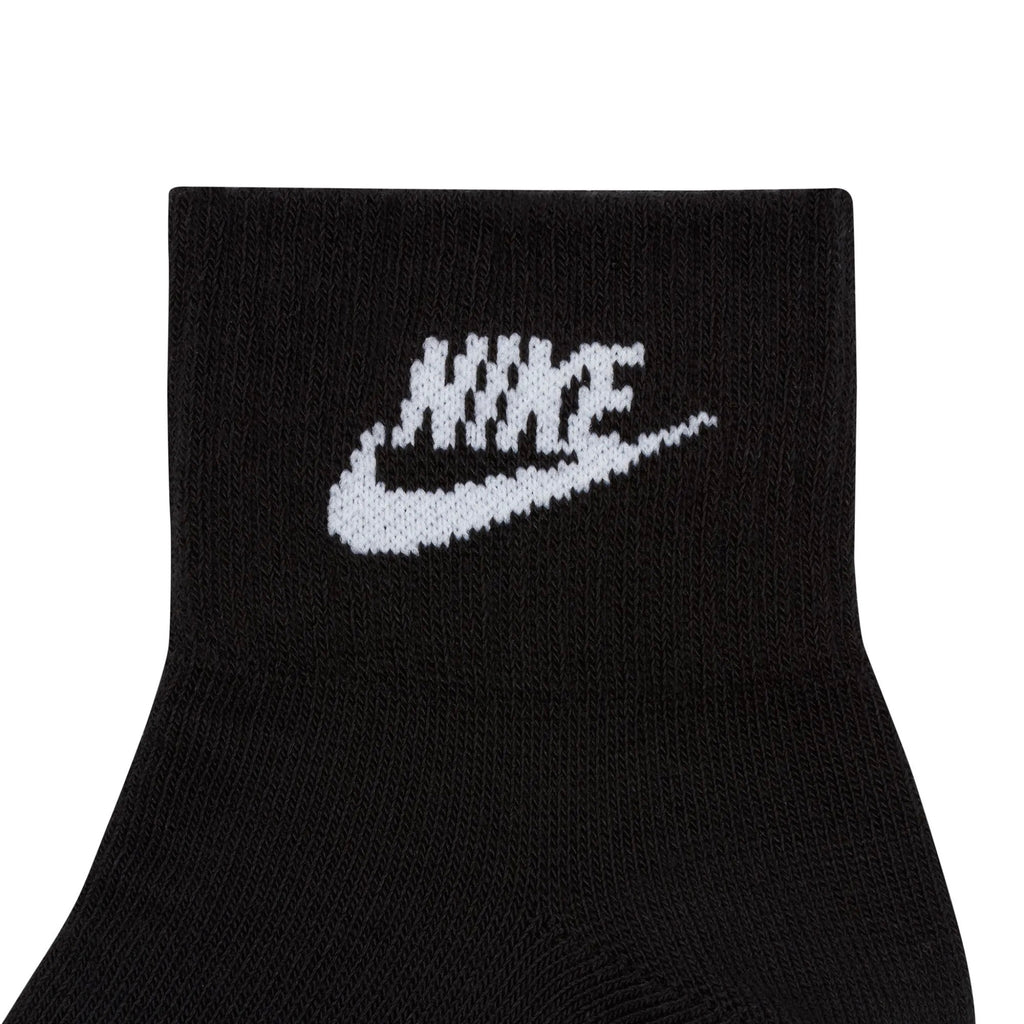 (3 Pairs) Nike Everyday Essential Unisex Sports Socks - Black