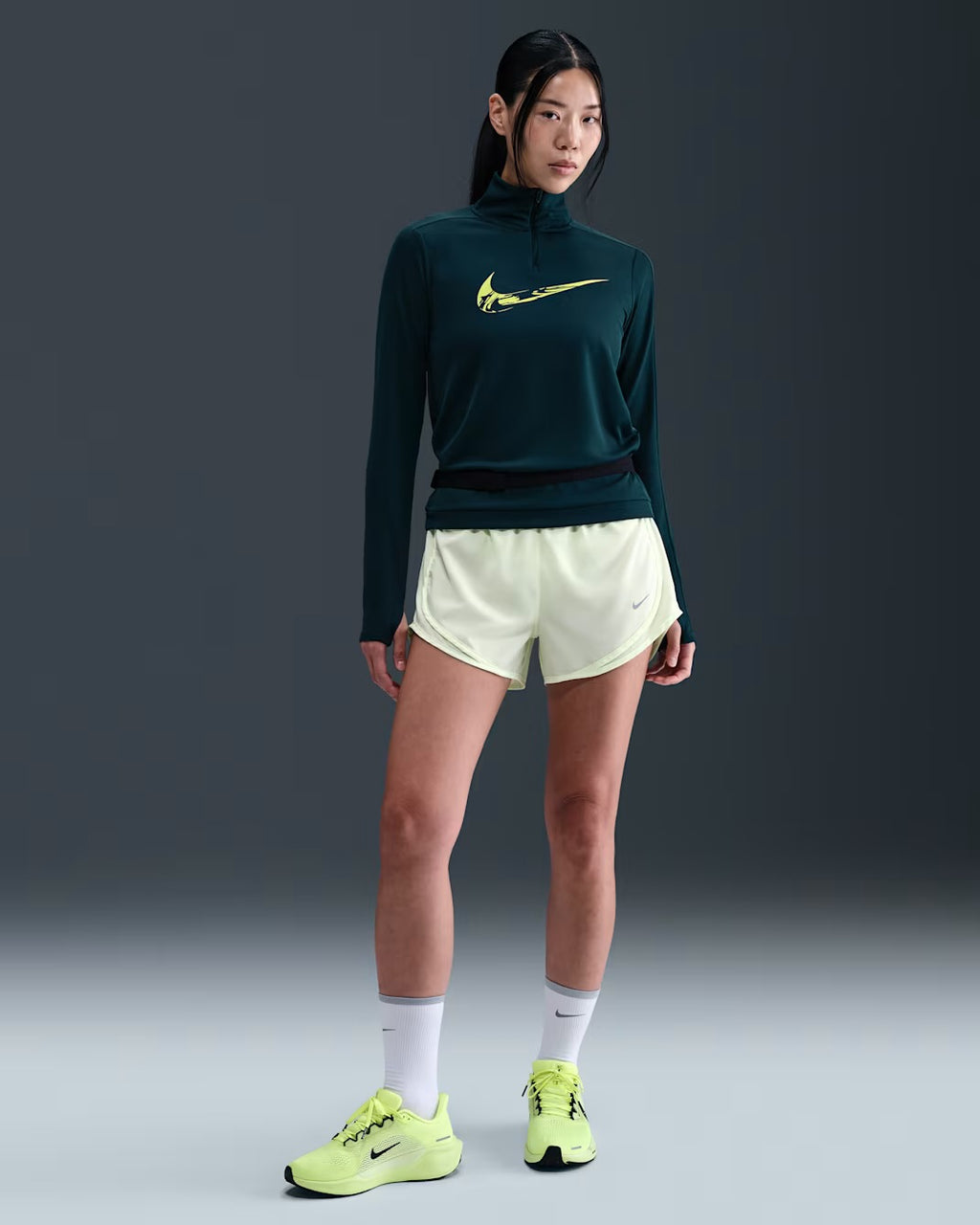 Nike Dri-FIT Swoosh 1/4-Zip Mid Layer Women's Running Jacket - Armoury Navy