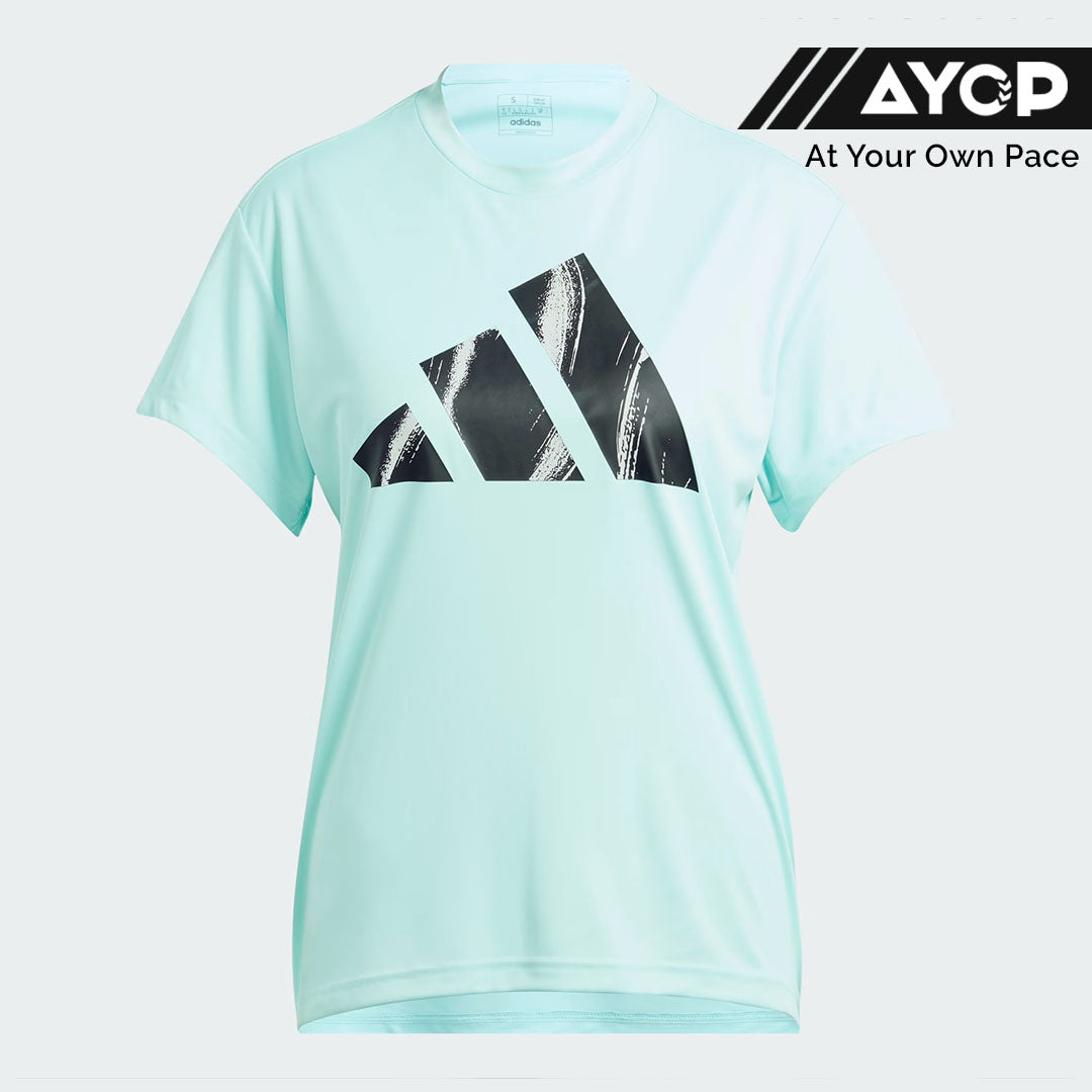 Adidas Run It Tee Women’s Running T-Shirt - Aqua Flash