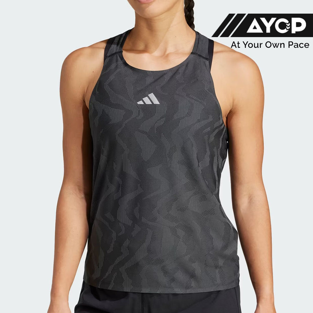 Adidas Ultimate Engineered Climacool+ Women’s Running Tank Top- Black