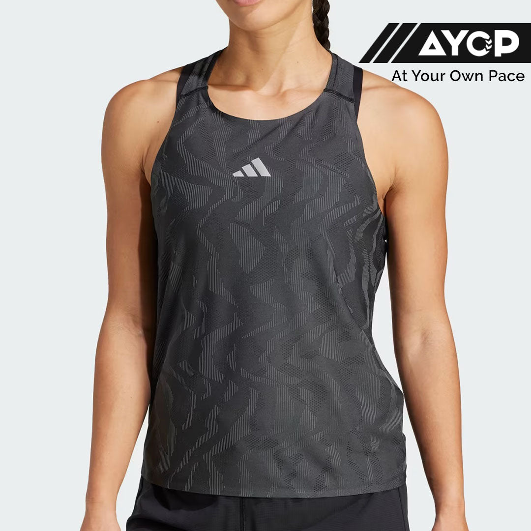 Adidas Ultimate Engineered Climacool+ Women’s Running Tank Top- Black
