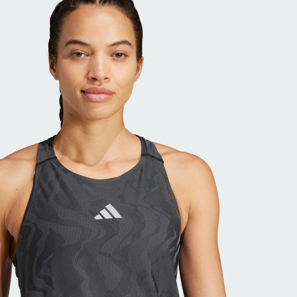 Adidas Ultimate Engineered Climacool+ Women’s Running Tank Top- Black
