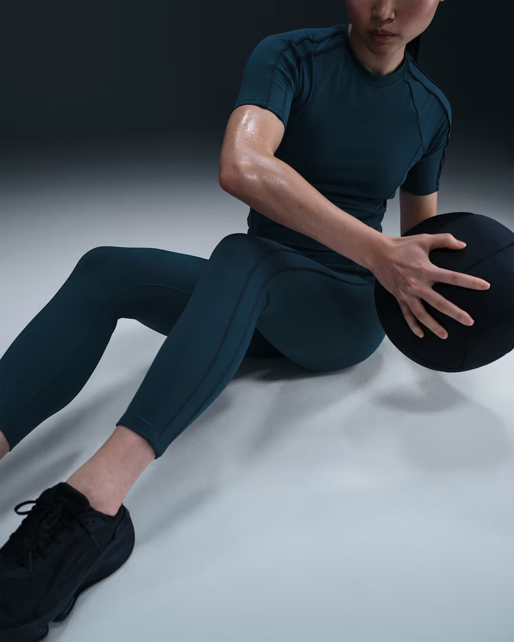Nike Dri-FIT One High-Waisted 7/8 Women's Running Leggings - Armoury Navy