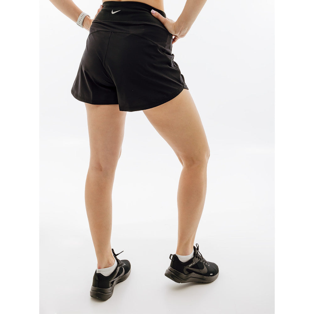 Nike Dri-FIT Bliss Solid Quick-Dry High-Waisted Women's Running Shorts - Black