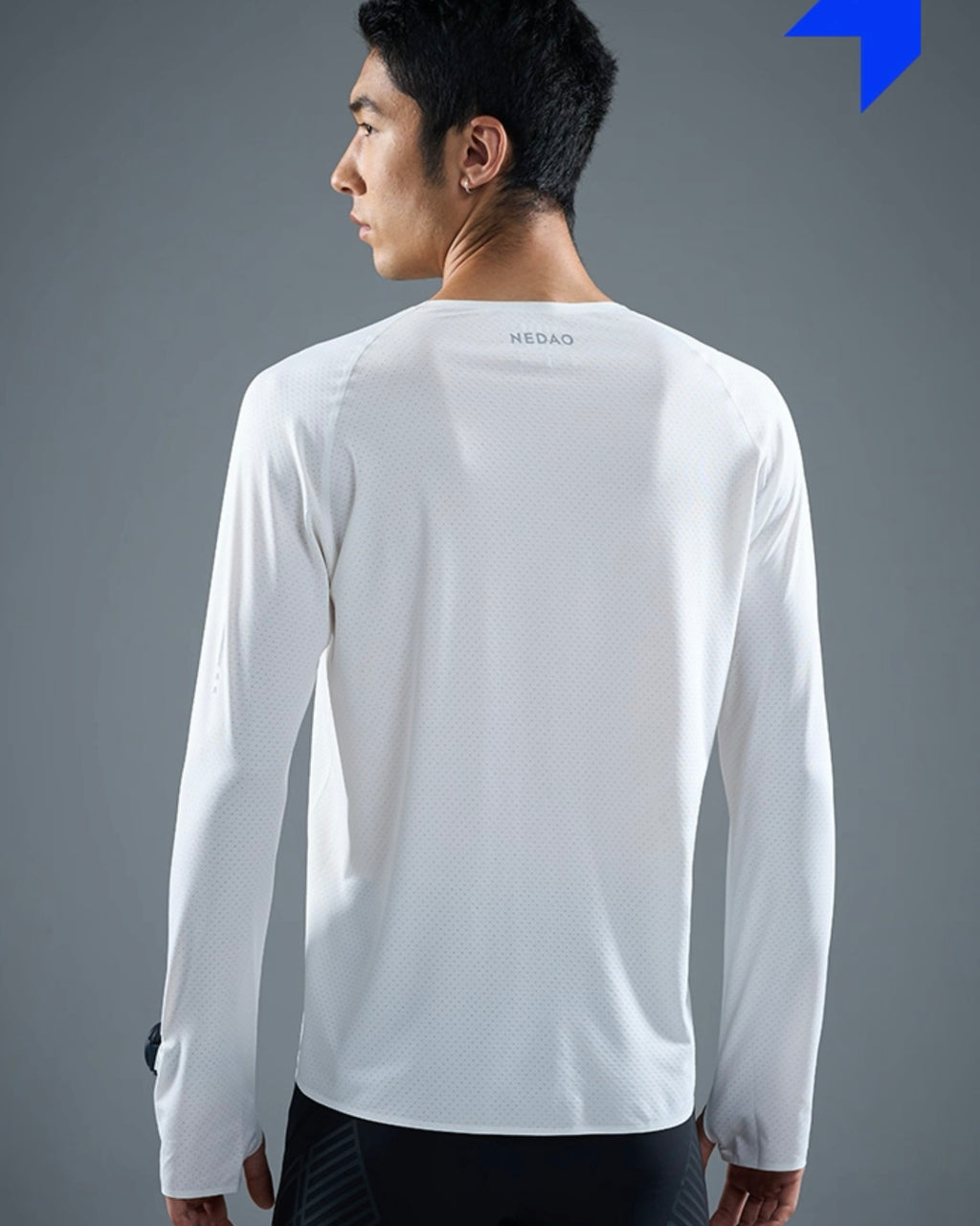 Nedao Swiftbreeze Men’s Running Long Sleeve V2.0 - White