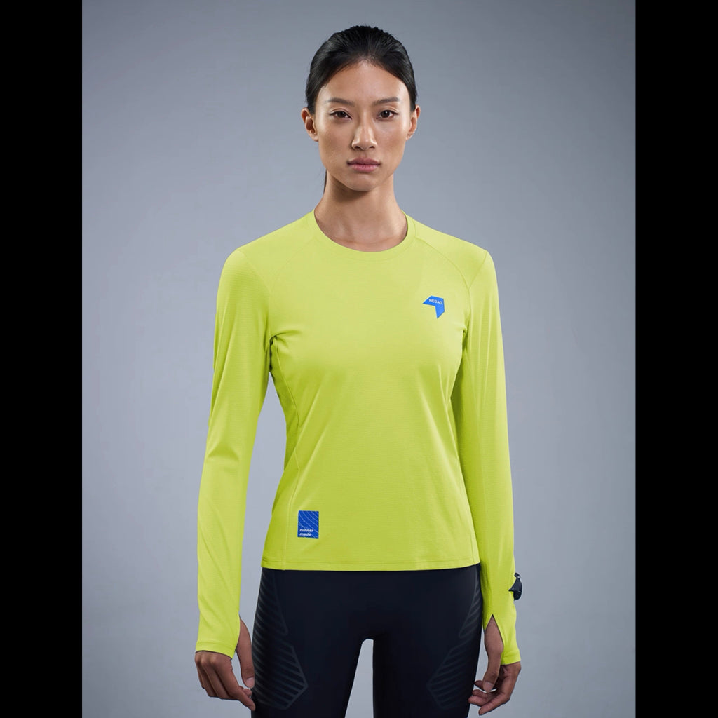 Nedao Swiftbreeze Women’s Running Long Sleeve V2.0 T-Shirt - Neon