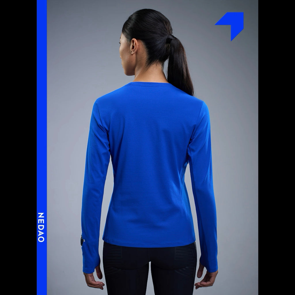 Nedao Swiftbreeze Women’s Running Long Sleeve V2.0 T-Shirt - Neon