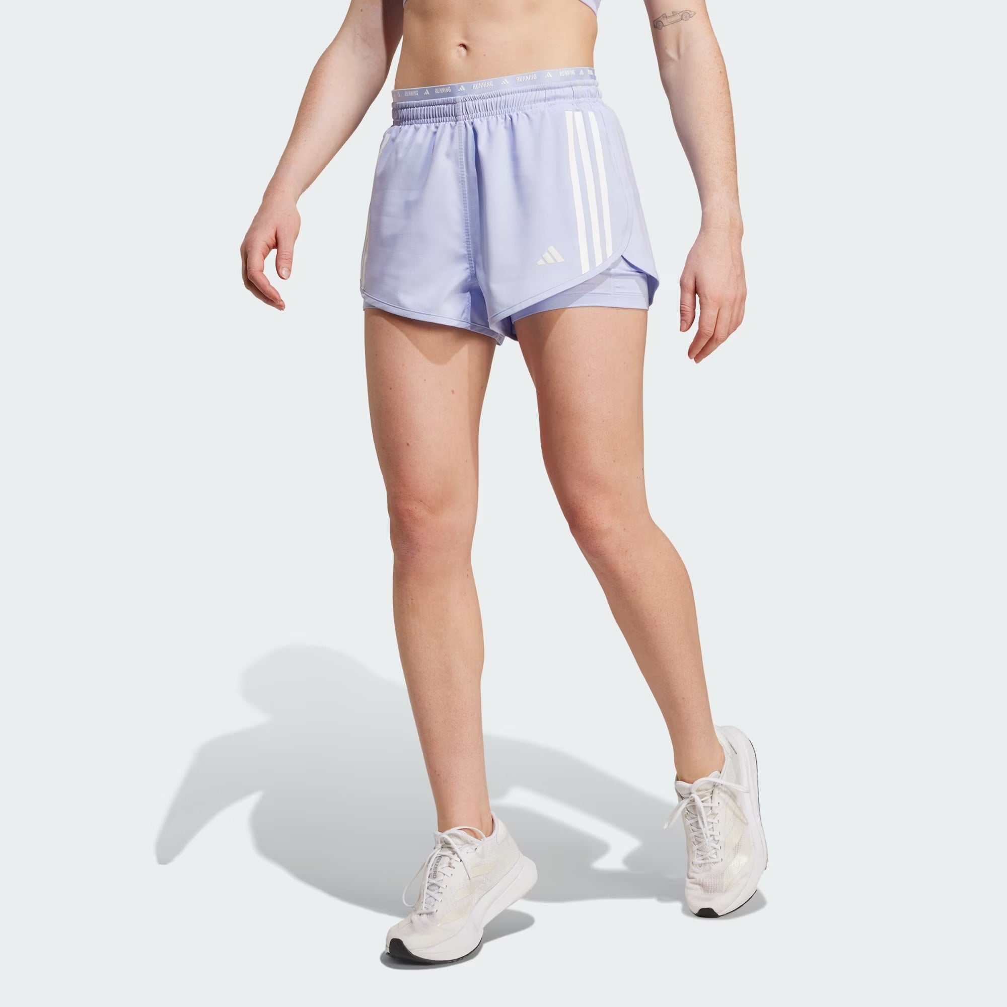 Adidas Own The Run 3-Stripes 2-in-1 - Violet Tone