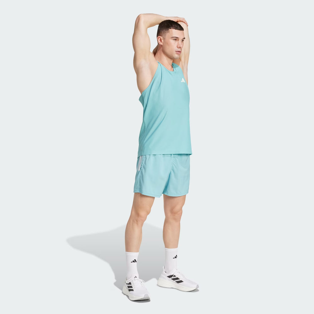 Adidas Own The Run Men’s Running Tank Top - Mint Ton