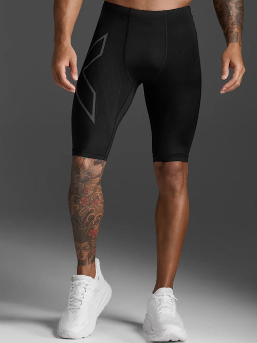 2XU MCS Light Speed Men's Compression Tights - Black Silver