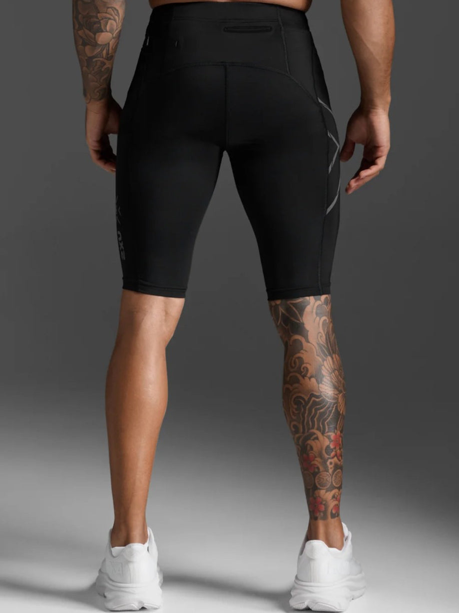 2XU MCS Light Speed Men's Compression Tights - Black Silver