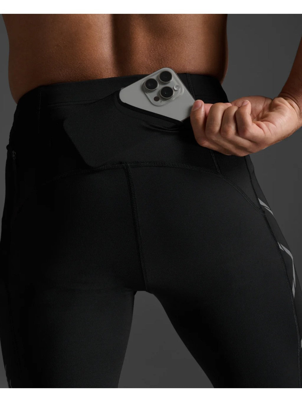 2XU MCS Light Speed Men's Compression Tights - Black Silver