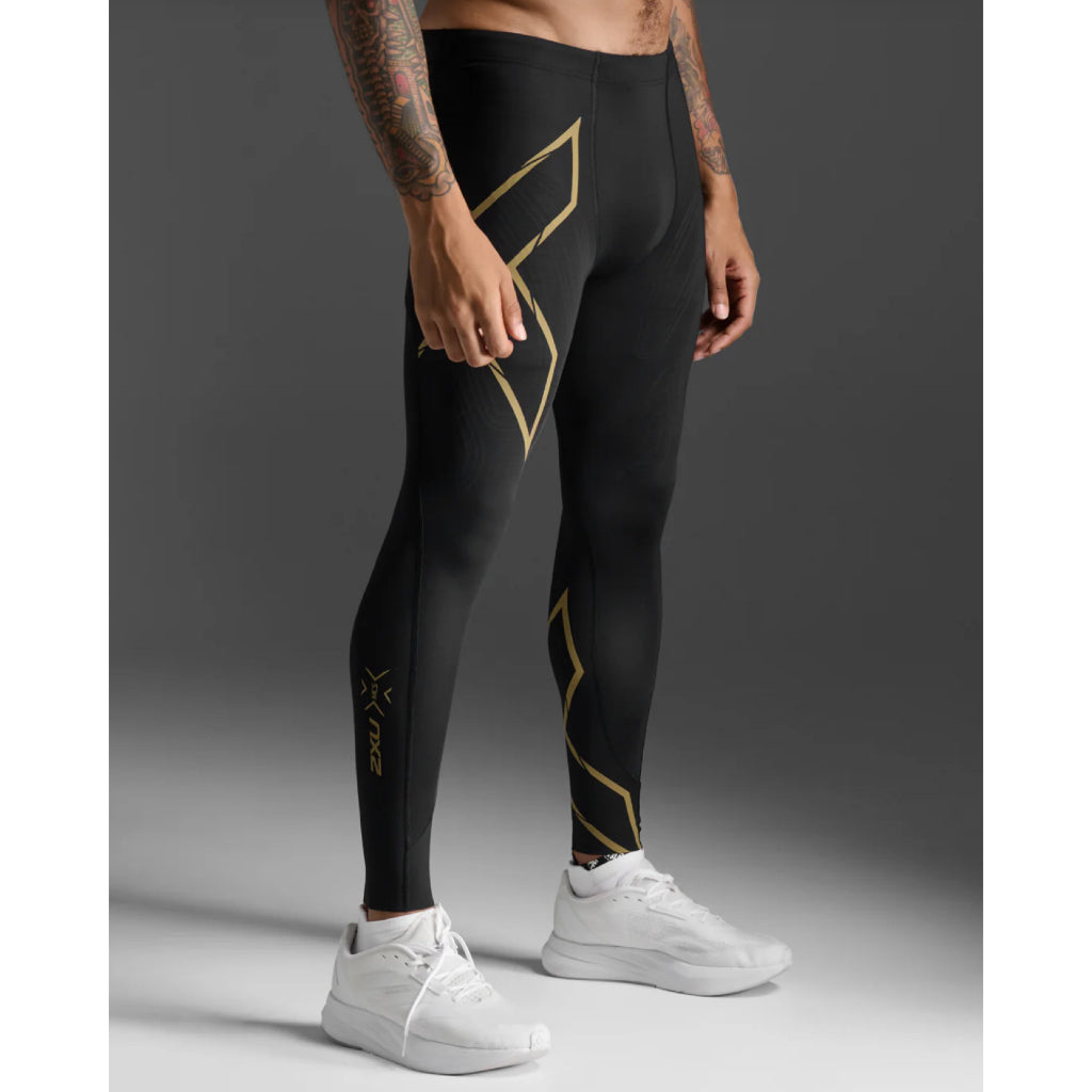 2XU MCS Light Speed Men’s Compression Tights - Black/Gold