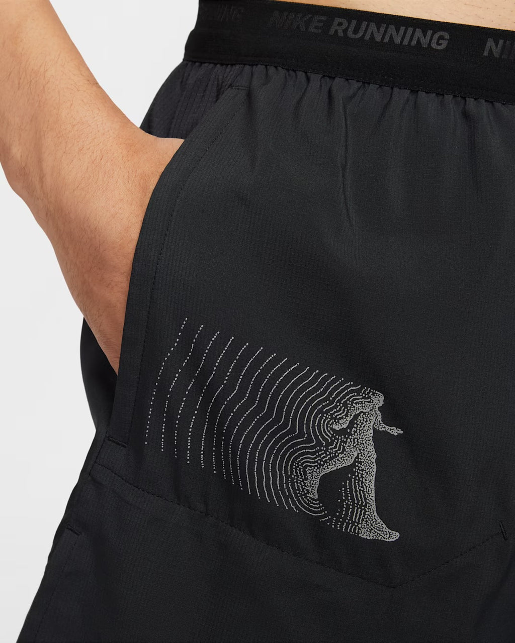 Nike Stride Dri-FIT Graphic 5-inch Brief-lined - Black