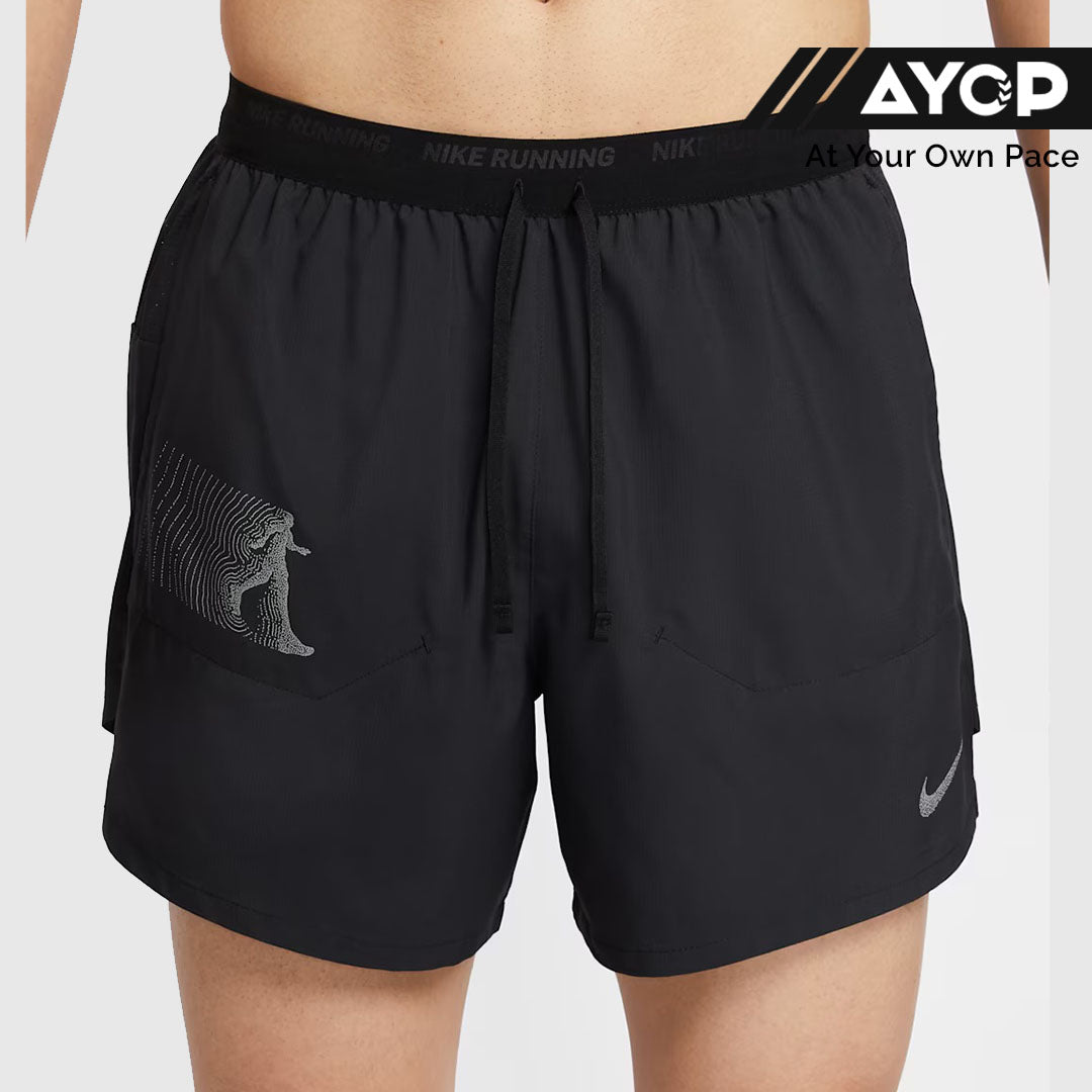Nike Stride Dri-FIT Graphic 5-inch Brief-lined - Black