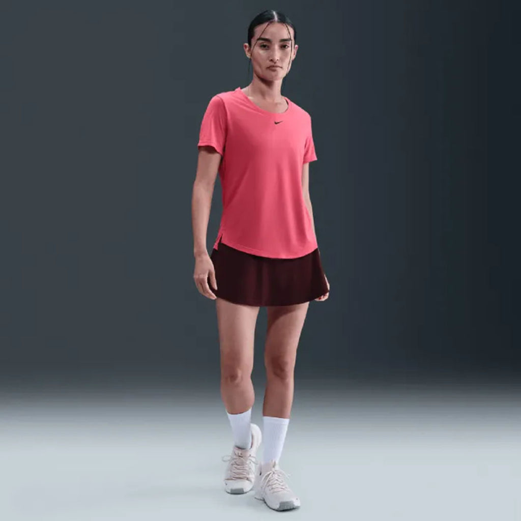 Nike Dri-FIT One Standard Fit Women's Running T-Shirt - Aster Pink