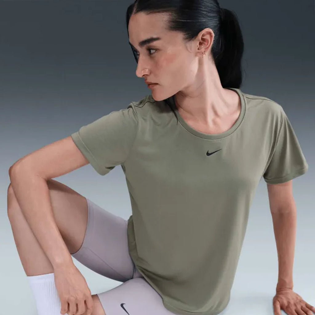 Nike Dri-FIT One Standard Fit Women's Running T-Shirt - Light Army