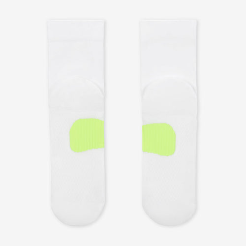 (1 Pair) Nike Running Midweight Micro Crew Unisex Running Socks - White