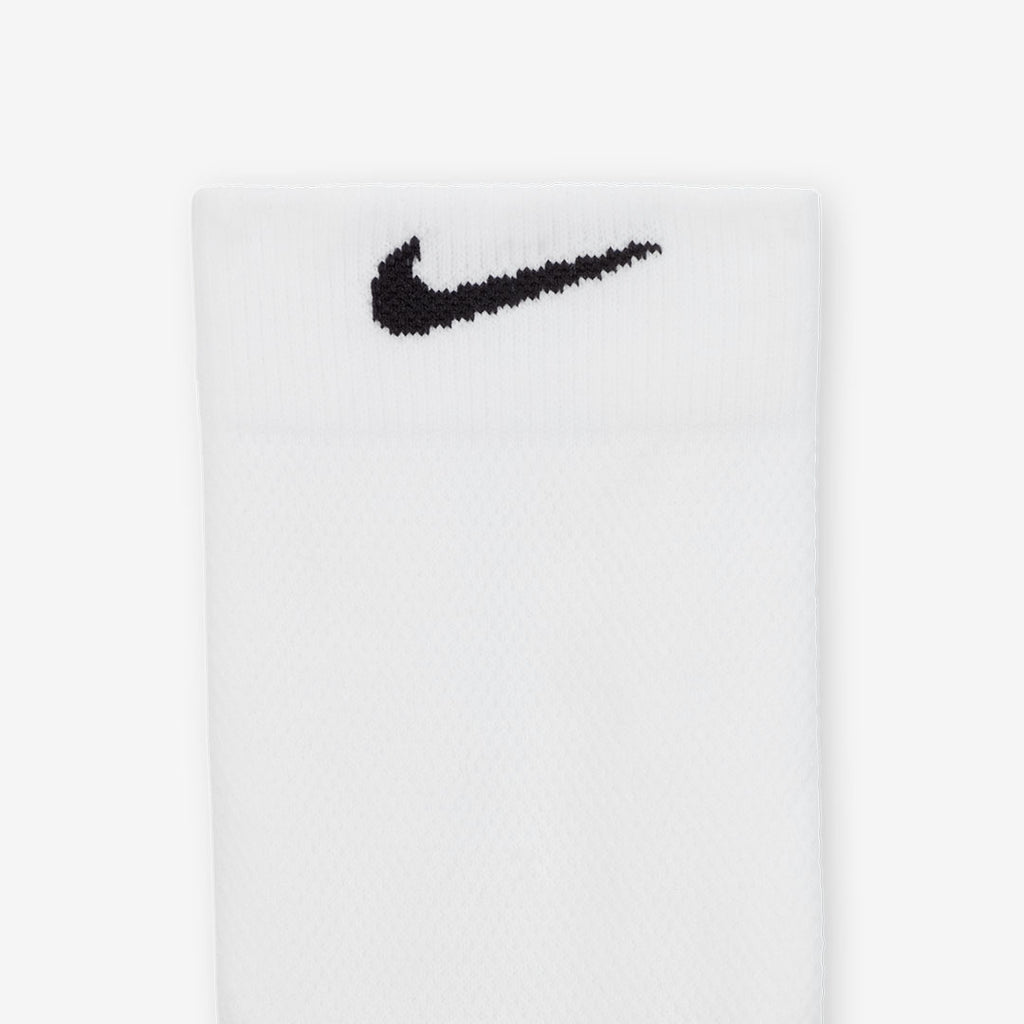 (1 Pair) Nike Running Midweight Micro Crew Unisex Running Socks - White