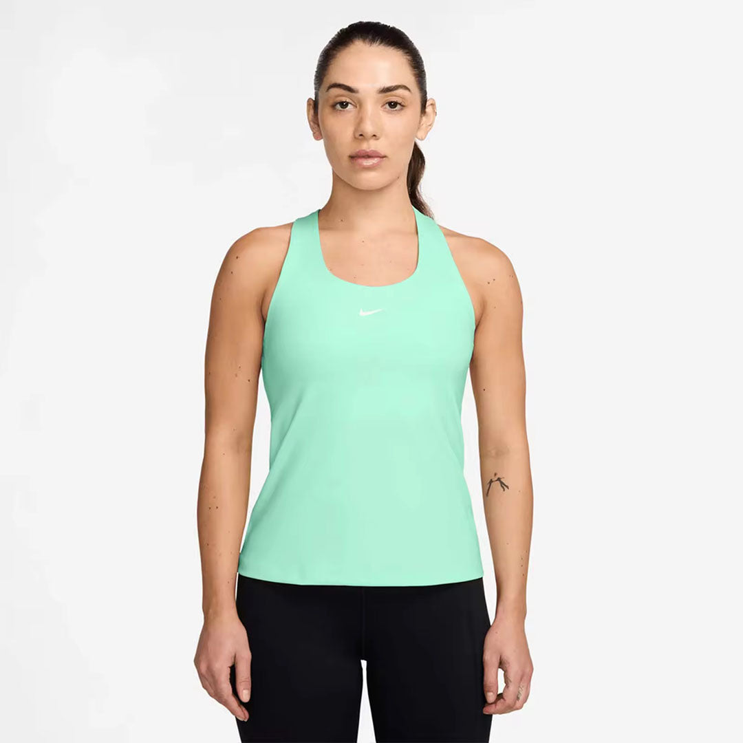 Nike Swoosh Medium-Support Padded Sports Bra Tank Top - Mint Green