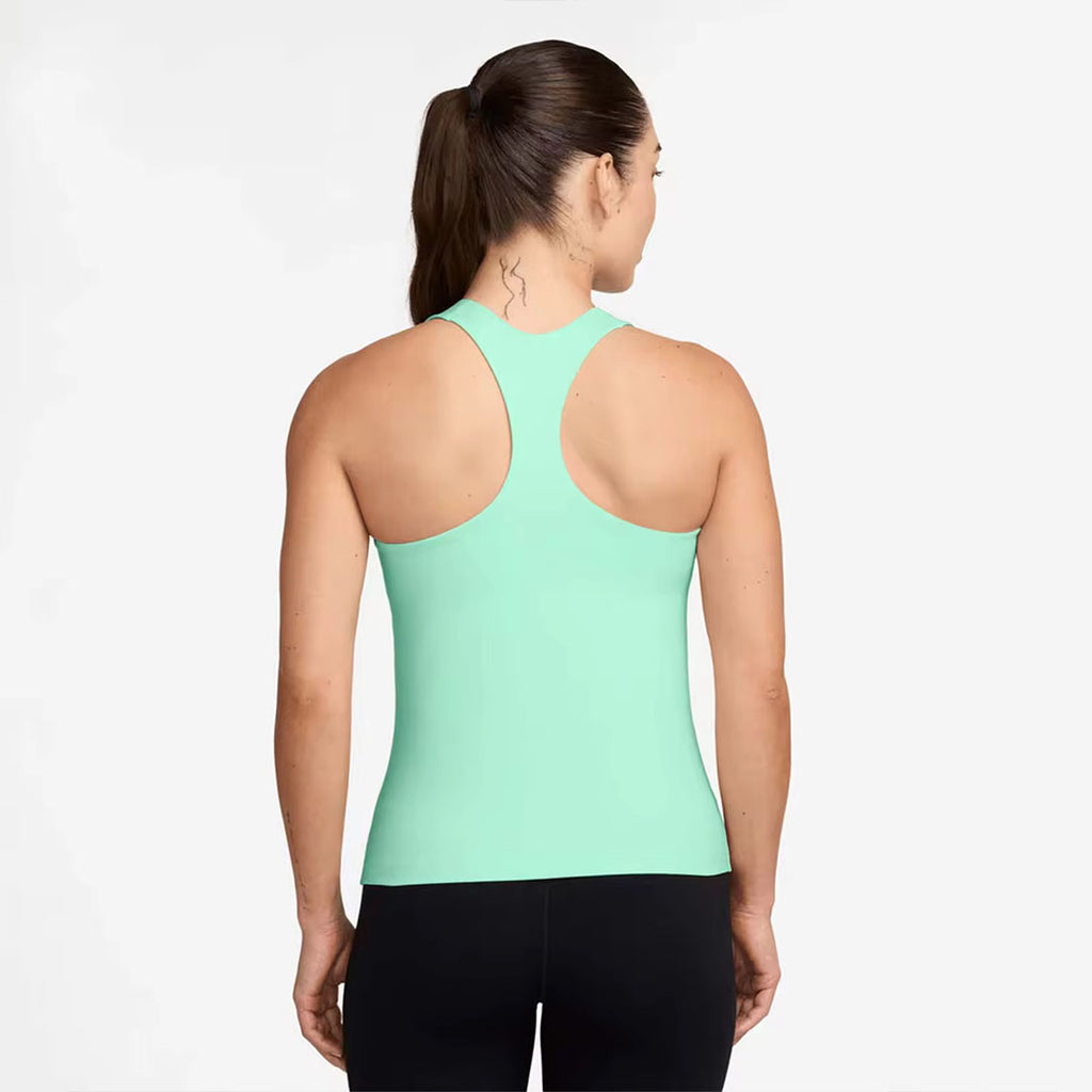 Nike Swoosh Medium-Support Padded Sports Bra Tank Top - Mint Green