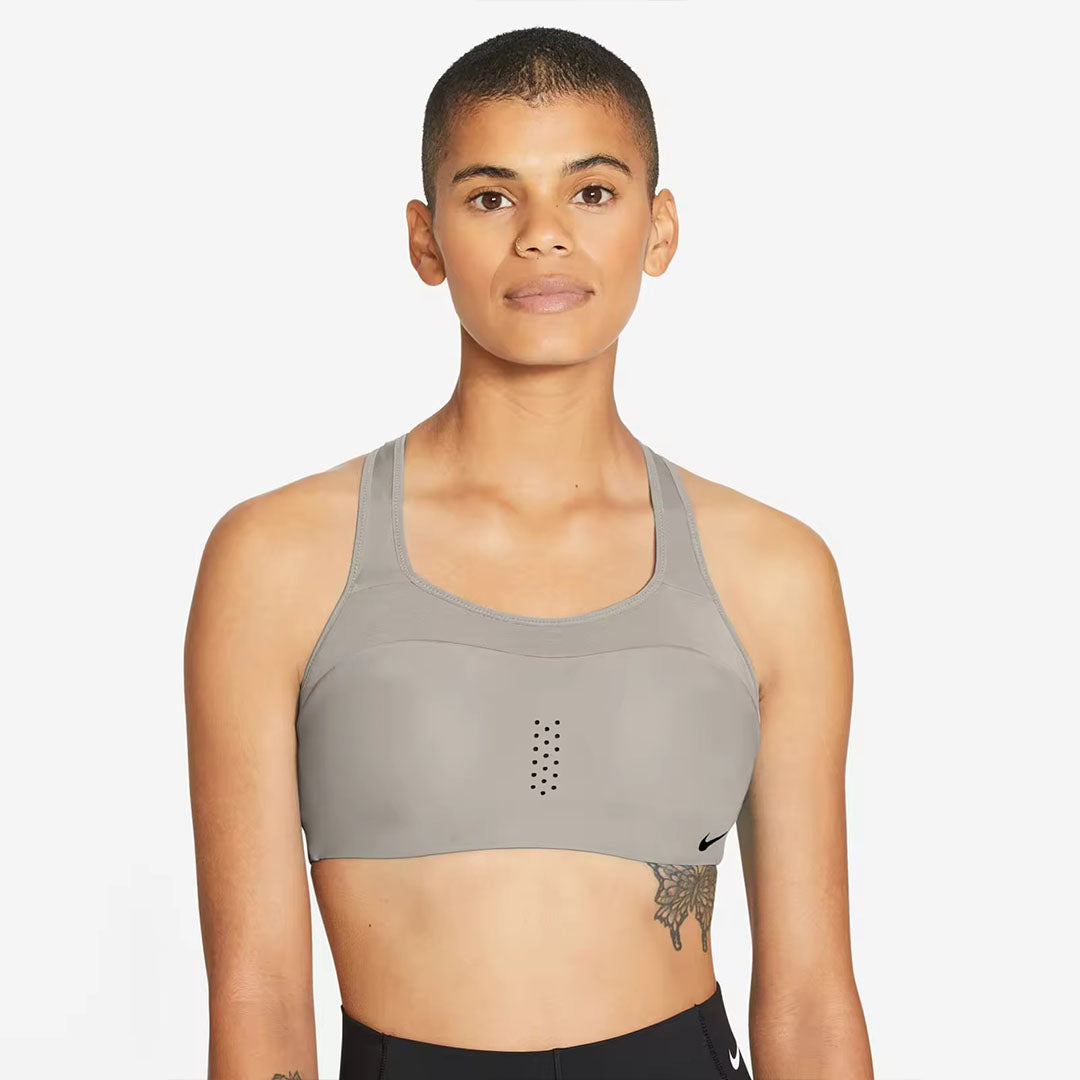 Nike Alpha High-Support Padded Women's Training Sports Bra - Grey