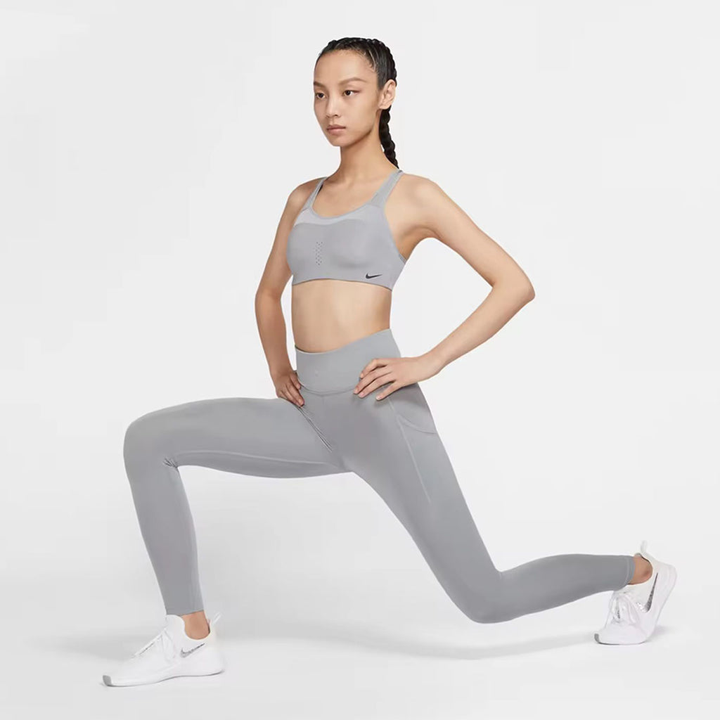 Nike Alpha High-Support Padded Women's Training Sports Bra - Grey