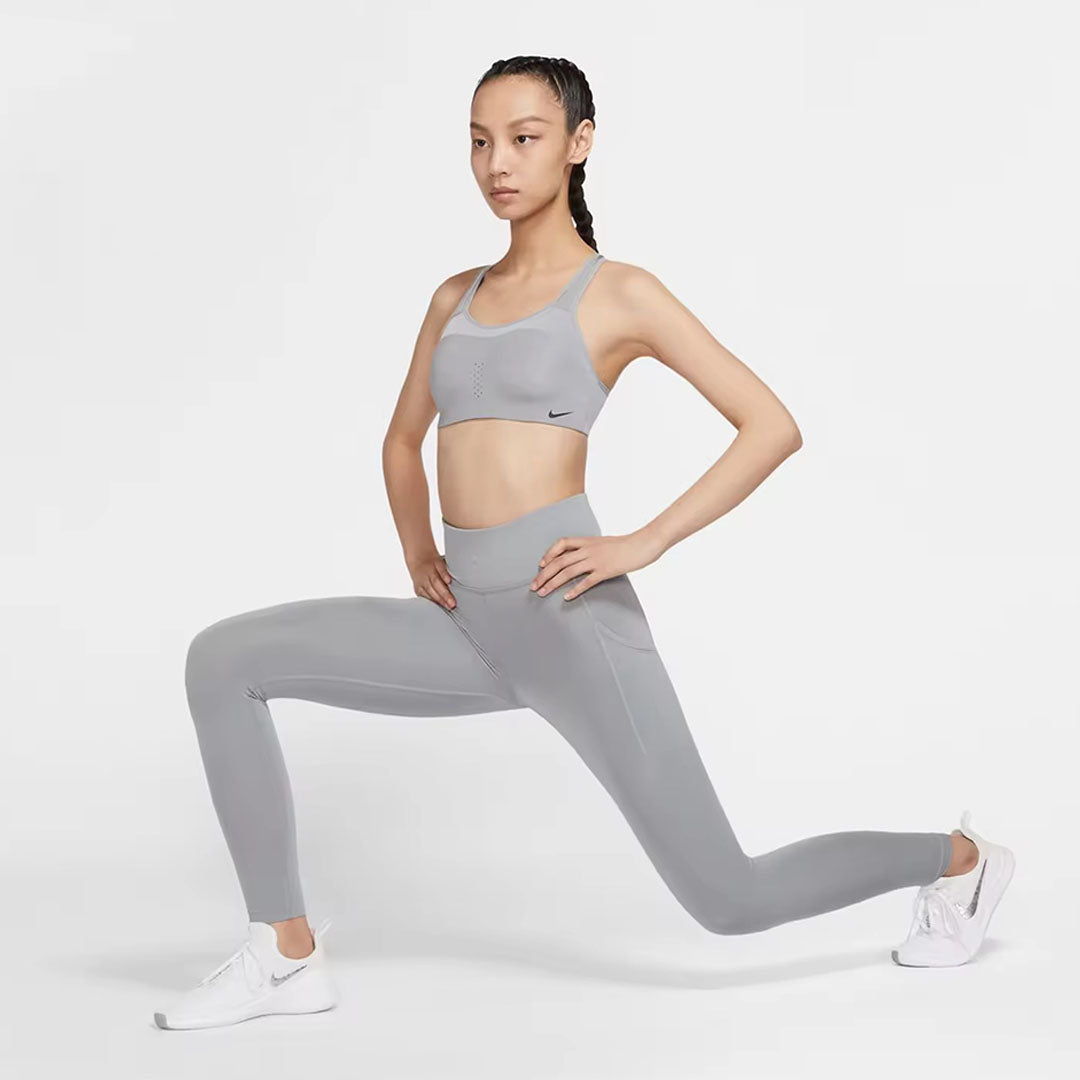 Nike Alpha High-Support Padded Women's Training Sports Bra - Grey