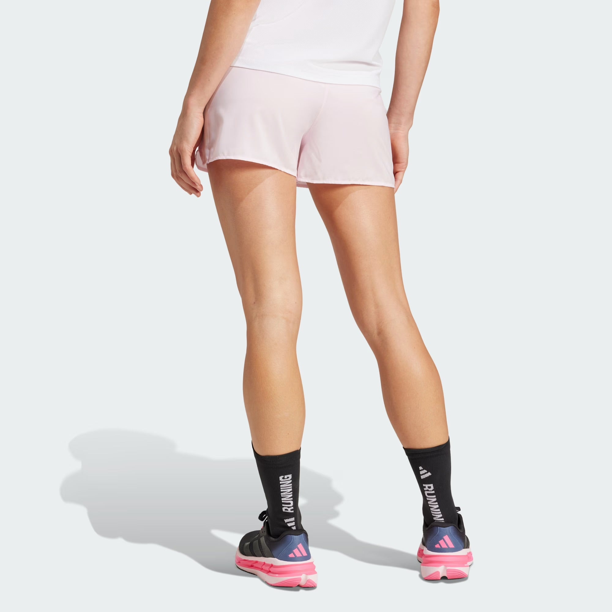 Adidas Own The Run Women’s Running Shorts - Clear Pink