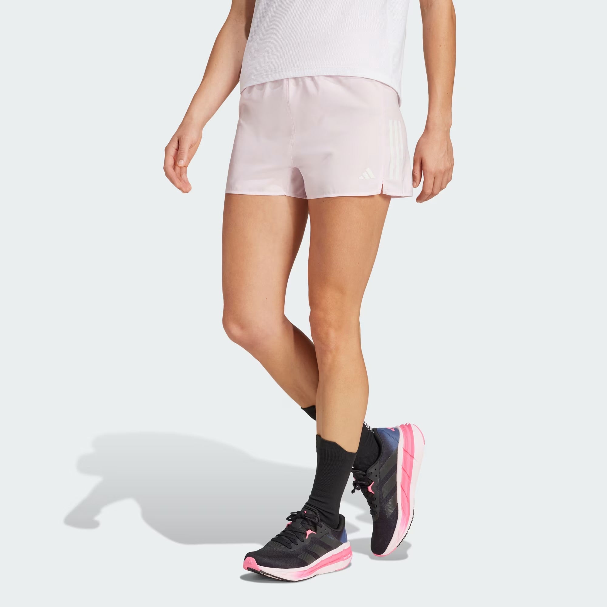 Adidas Own The Run Women’s Running Shorts - Clear Pink
