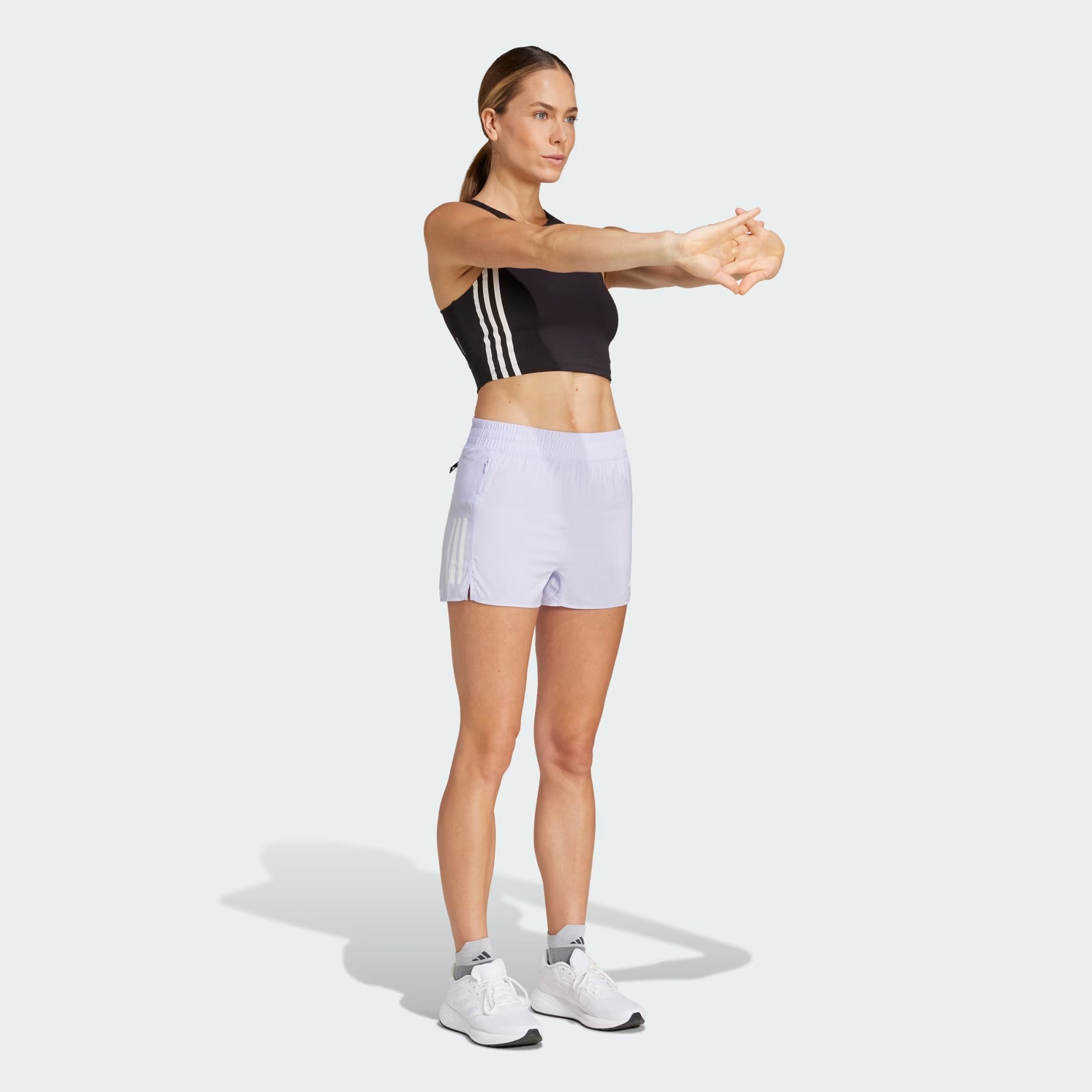 Adidas Own The Run Women’s Running Shorts - Violet Tone