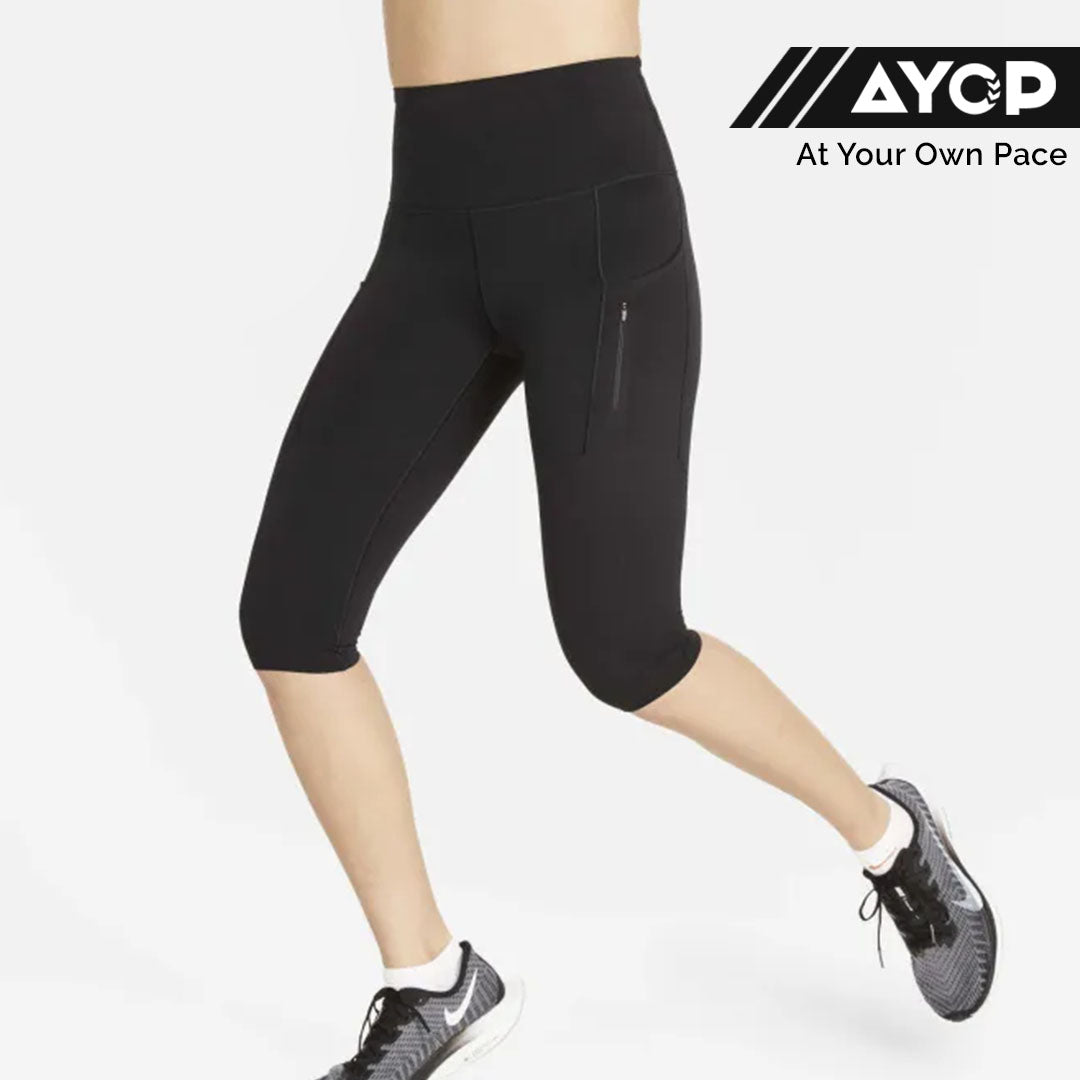 Nike Go Firm-Support High Waisted Capri Women’s Running Leggings