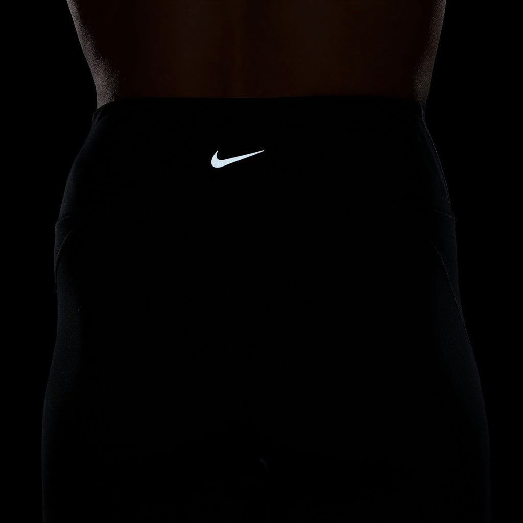 Nike One High-Waisted 7/8 Length Ribbon Women’s Running Leggings - Black