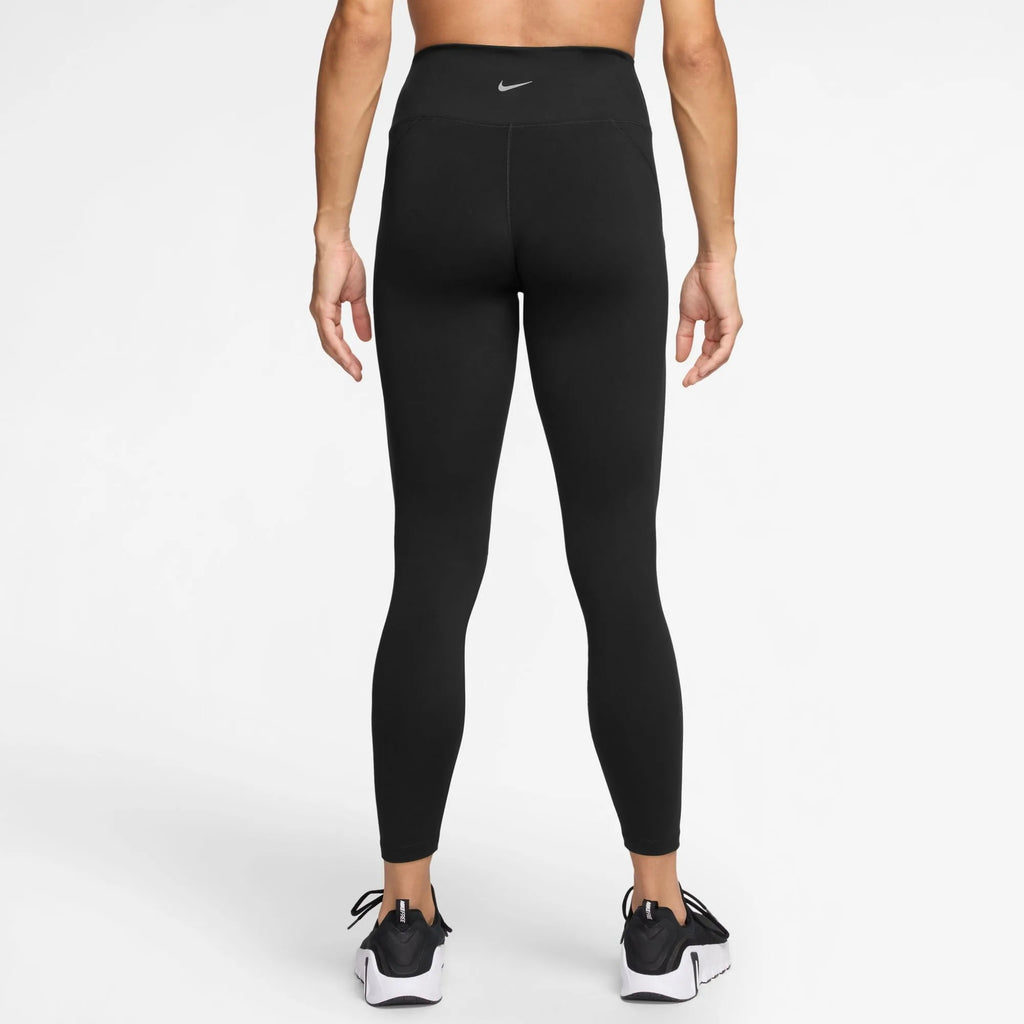 Nike One High-Waisted 7/8 Length Ribbon Women’s Running Leggings - Black