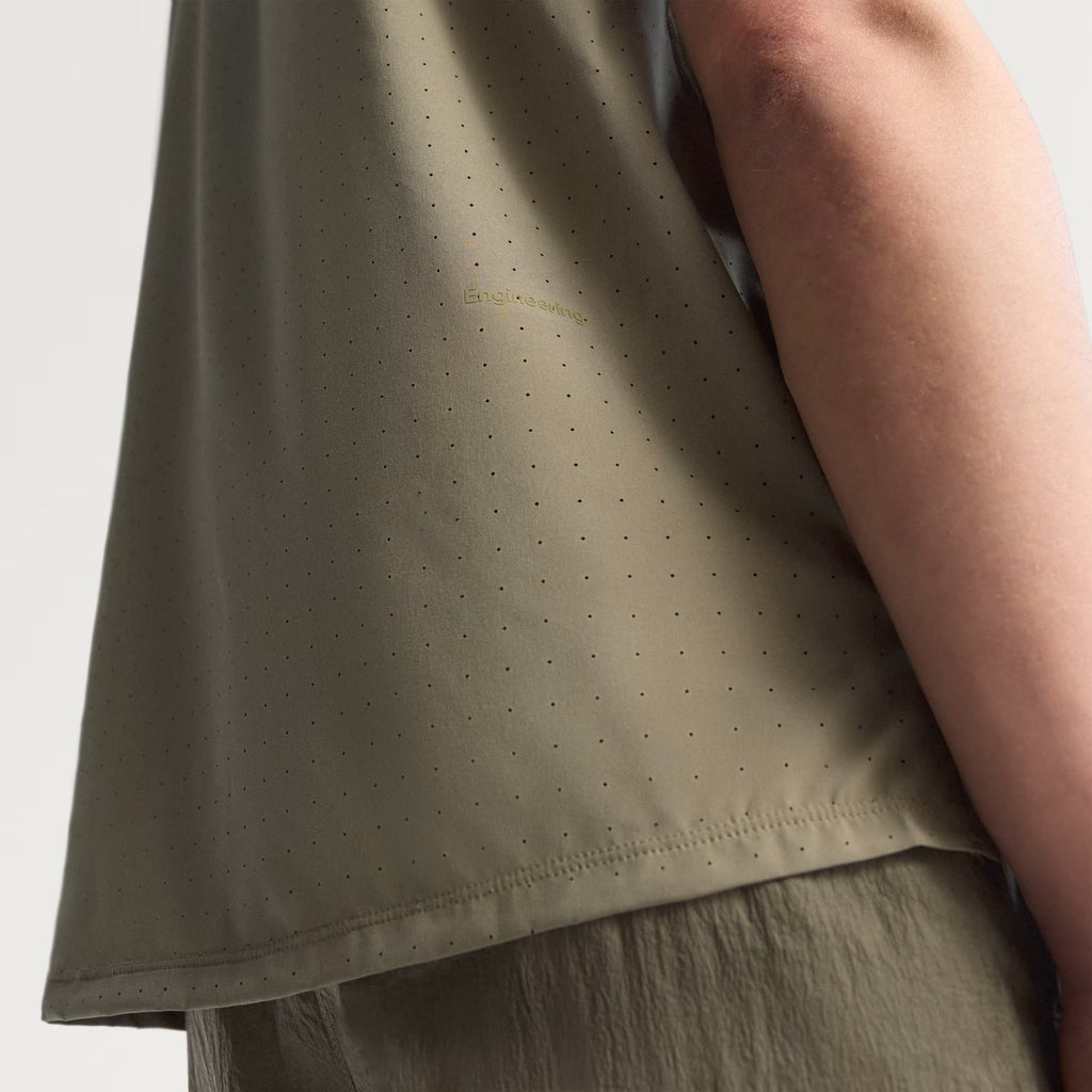 Adidas Adizero Perforated Hermanos Koumori Men’s Running T-Shirt - Olive Strata