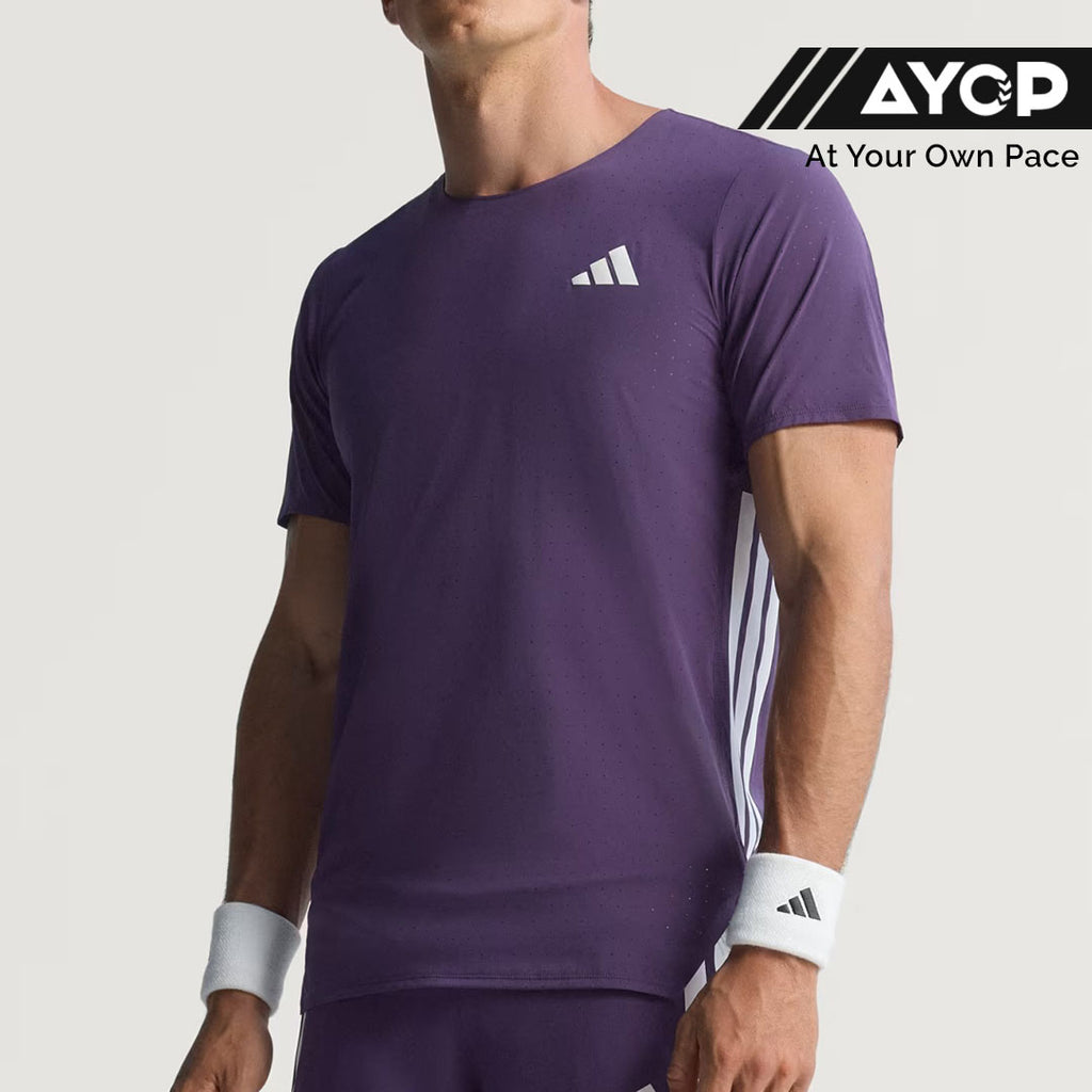 Adidas Adizero Perforated Men’s Running T-Shirt - Aurora Plum