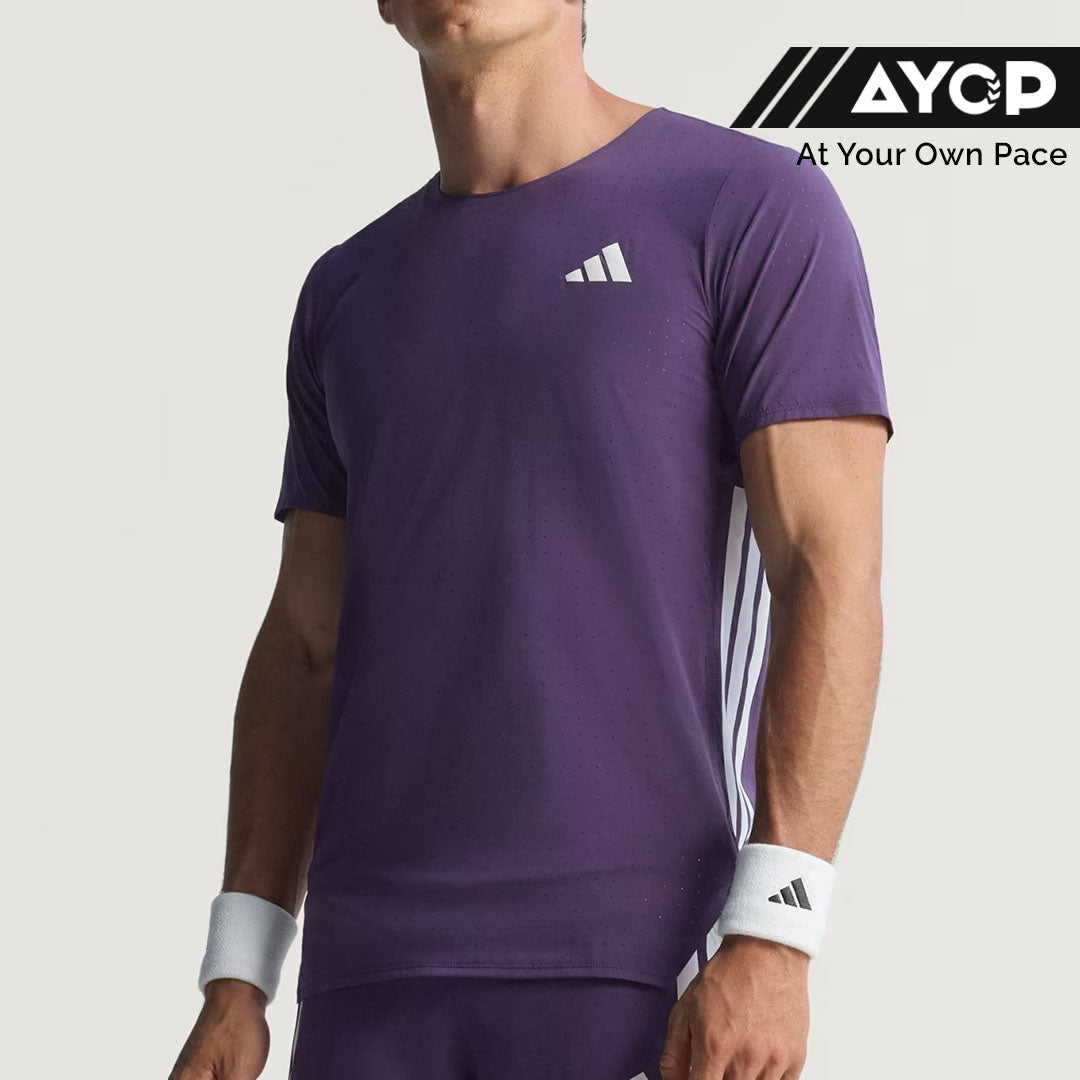 Adidas Adizero Perforated Men’s Running T-Shirt - Aurora Plum