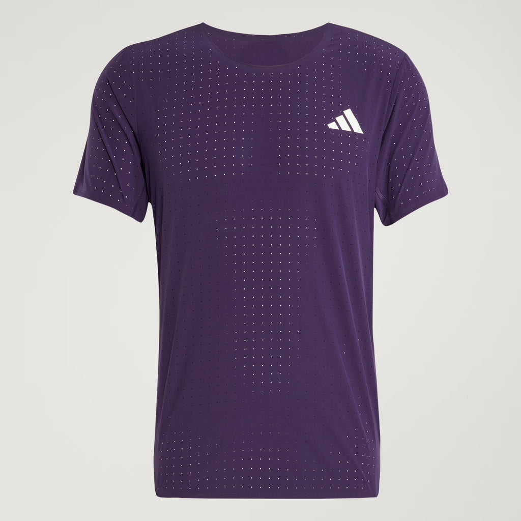 Adidas Adizero Perforated Men’s Running T-Shirt - Aurora Plum