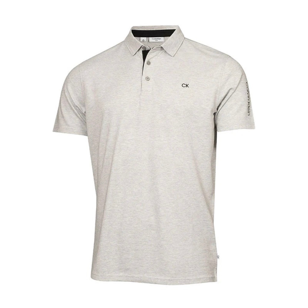 Calvin Klein Golf Uni Pique Men’s Golf Polo Shirts - Silver